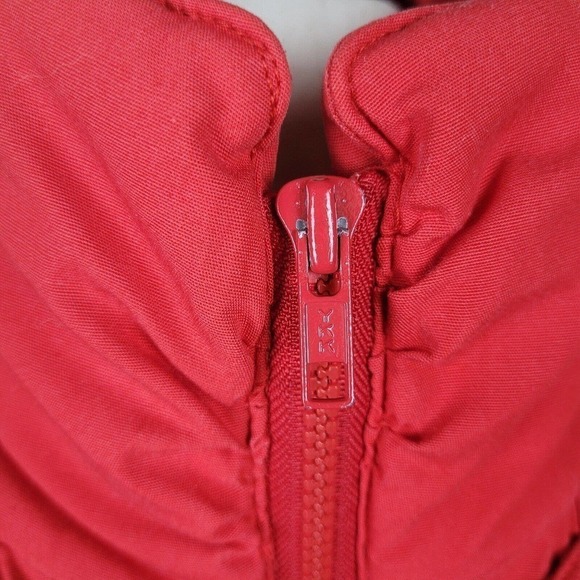 VTG Catherine Hall Jacket Womens Large Red 80s 90s Retro Puffer Winter Warm Coat - Picture 12 of 13